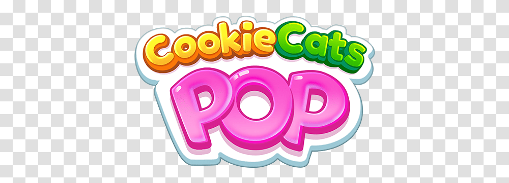 Cookie Cats Pop - Tactile Games Cookie Cats Pop Logo, Word, Label, Text, Food Transparent Png