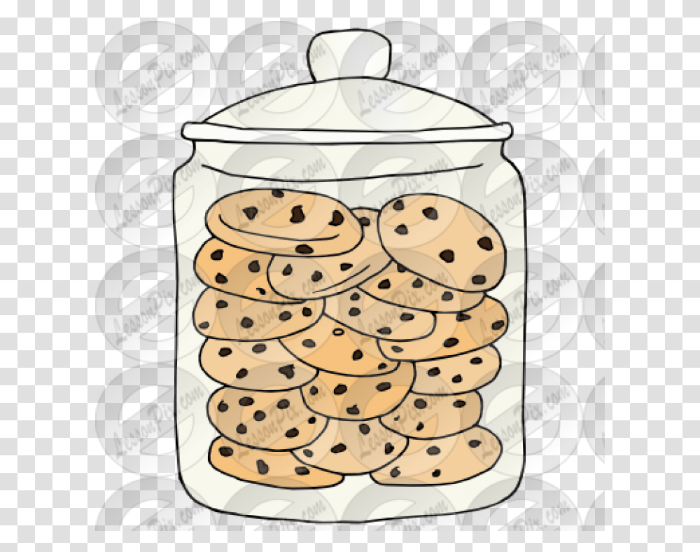 Cookie Clipart Clip Art Cookie Jar, Food, Dessert, Cream, Creme Transparent Png