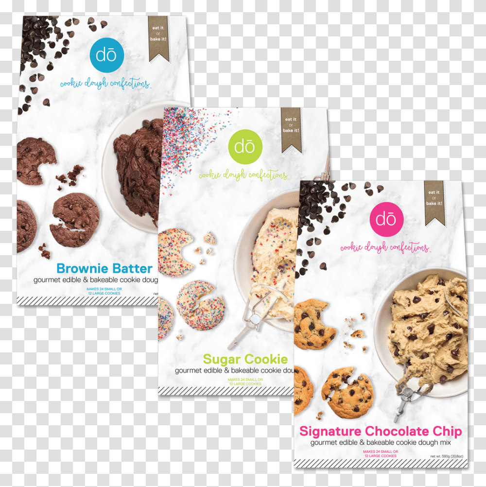 Cookie Do Nyc Baking Mix, Food, Advertisement, Poster, Ice Cream Transparent Png