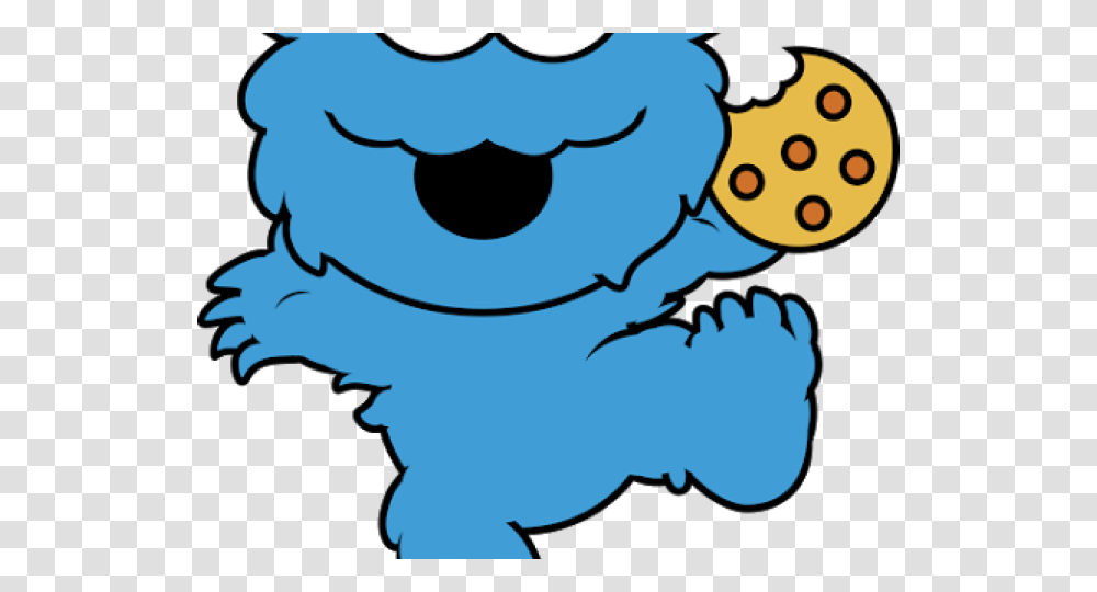 Cookie Monster Clipart Well Known Cartoon Baby Cookie Monster, Silhouette, Animal, Bird Transparent Png