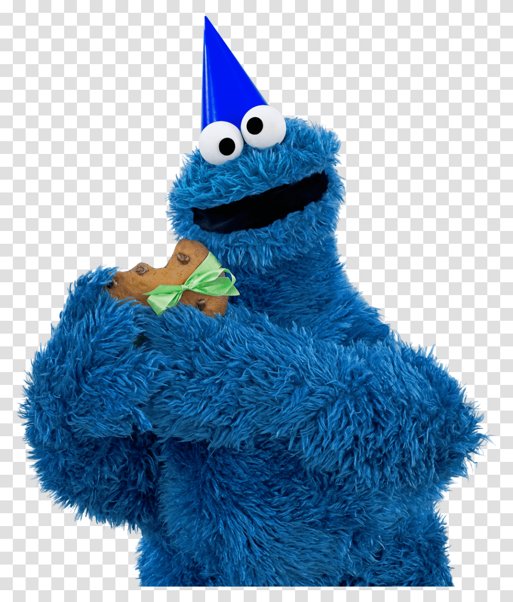 Cookie Monster Collections Cookie Monster Happy Birthday, Clothing, Apparel, Toy, Party Hat Transparent Png