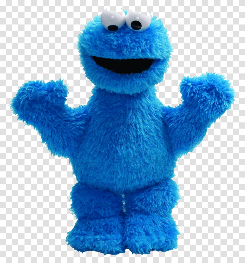 Cookie Monster Happy Clipart Cookie Monster Doll, Toy, Plush Transparent Png