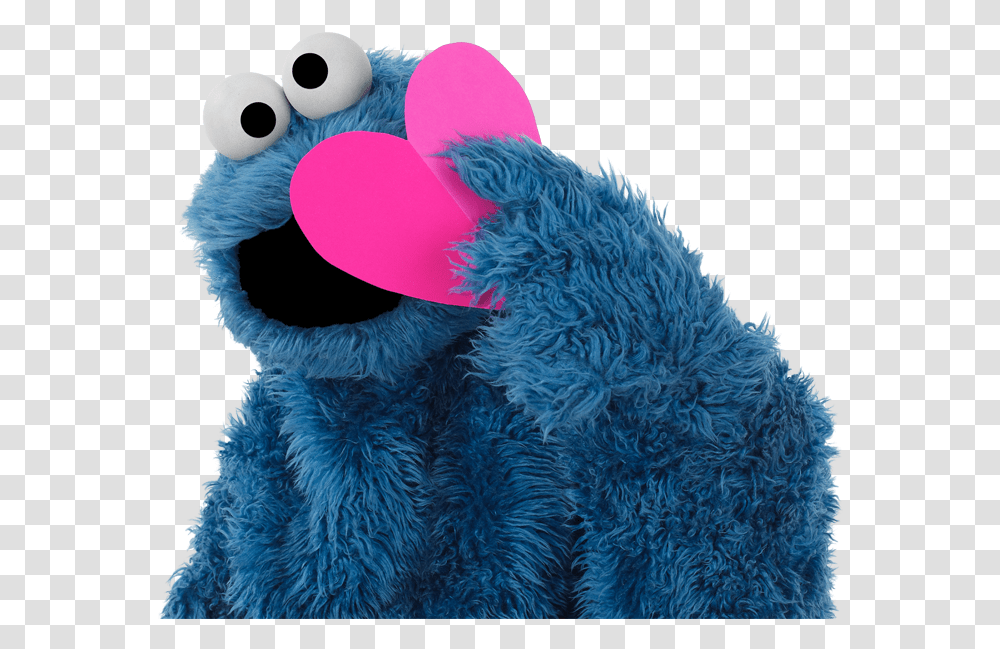 Cookie Monster Meme Love, Plush, Toy, Pillow, Cushion Transparent Png