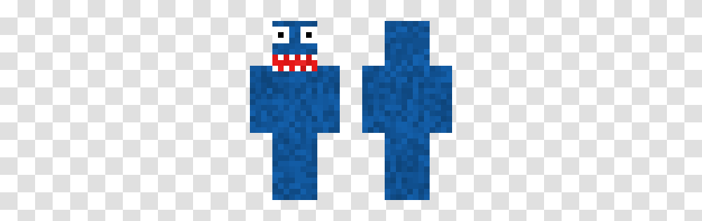 Cookie Monster Minecraft Skin, Word, Cross Transparent Png