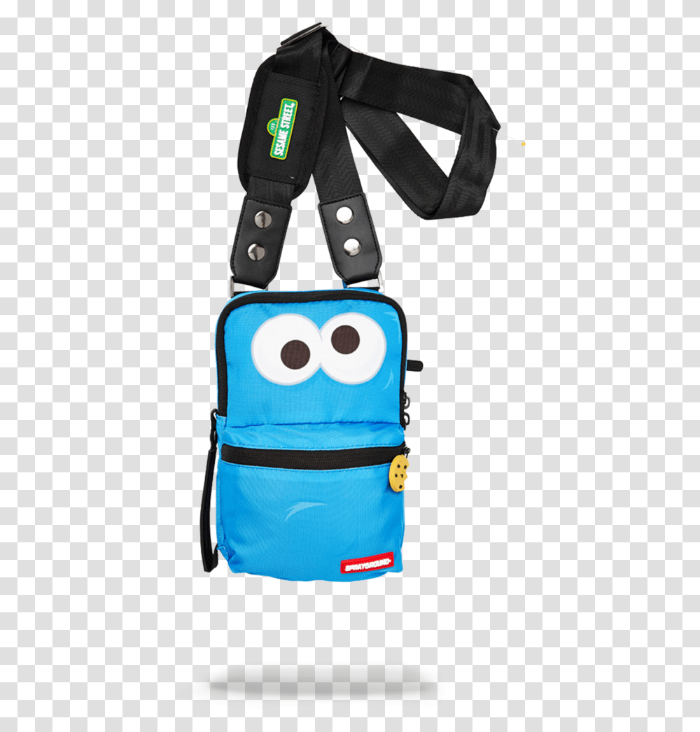Cookie Monster Shark Sling Sprayground Cookie Monster, Bag, Backpack, Handbag, Accessories Transparent Png