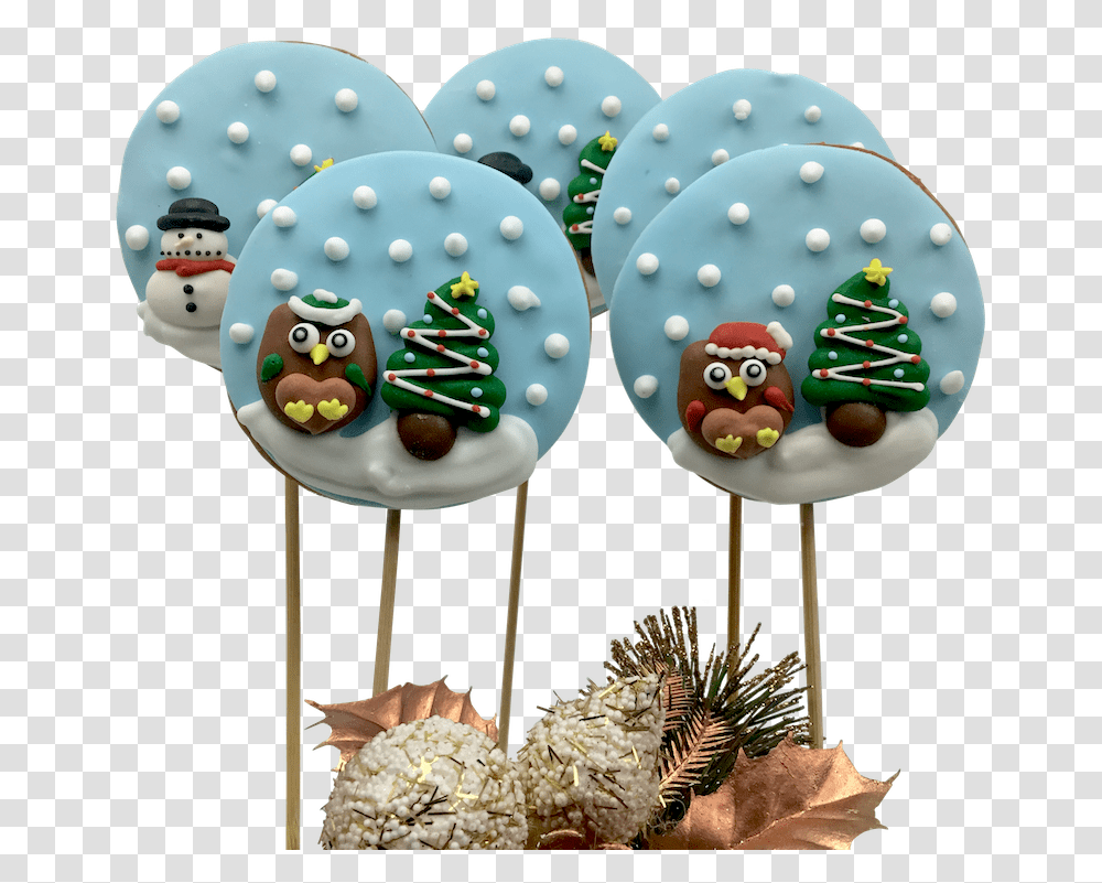 Cookie Pop Owl Snowglobes1 Chocolate, Icing, Cream, Cake, Dessert Transparent Png