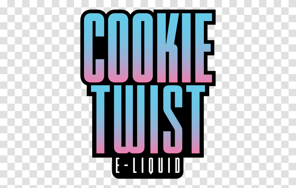 Cookie Twist Vape Juice Graphic Design, Word, Alphabet, Number Transparent Png