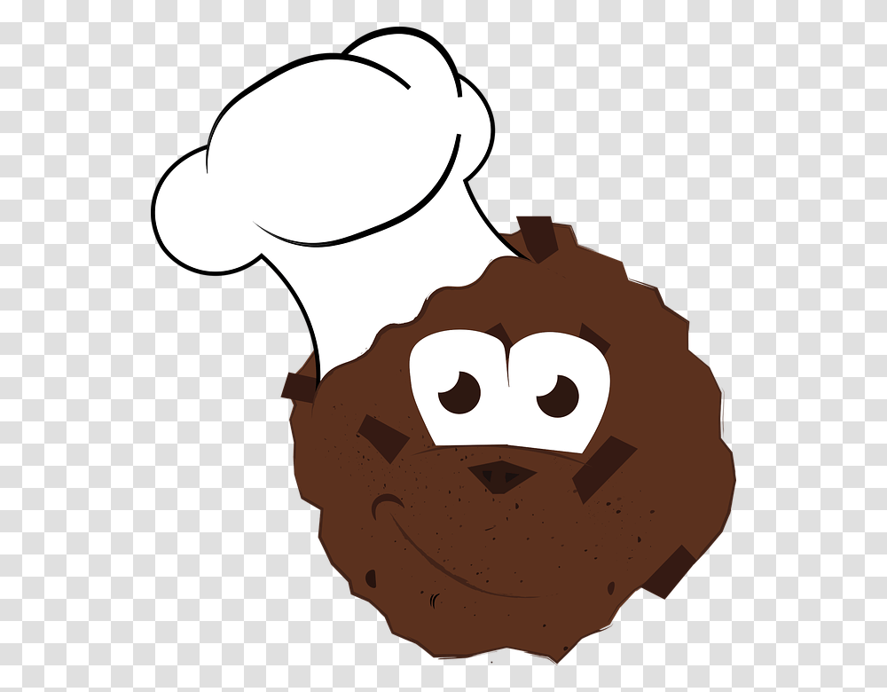 Cookie With Chef Hat, Face, Mammal, Animal, Photography Transparent Png