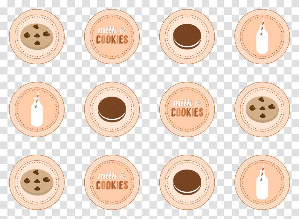 Cookies And Milk Printable Cookies And Milk Toppers, Clock Tower, Architecture, Building, Label Transparent Png