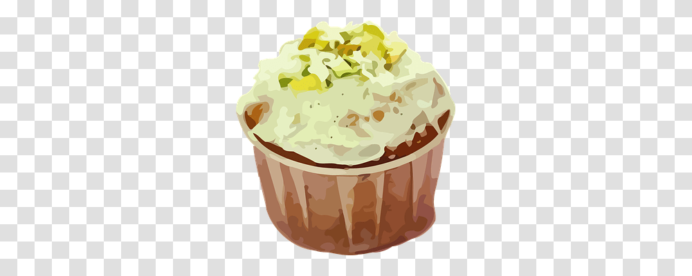 Cooking Food, Cupcake, Cream, Dessert Transparent Png