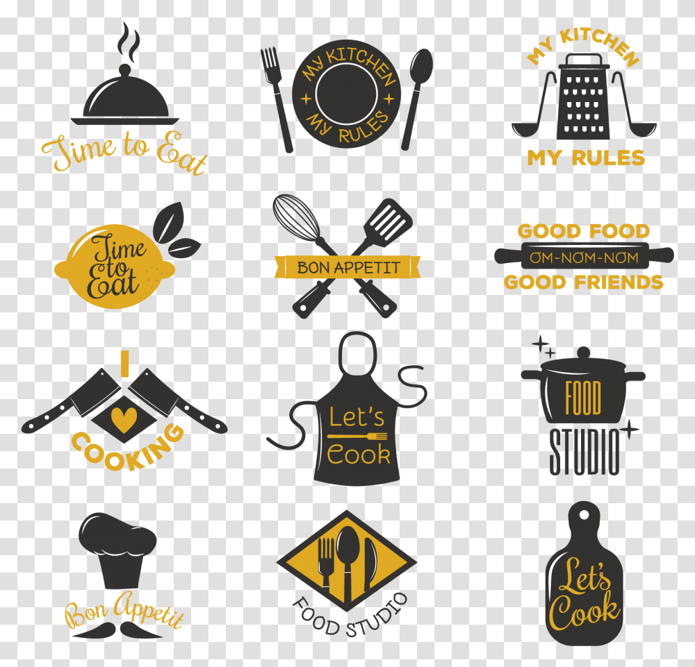 Cooking And Catering Logo Icons Cake And Catering Logo, Penguin, Bird, Animal Transparent Png