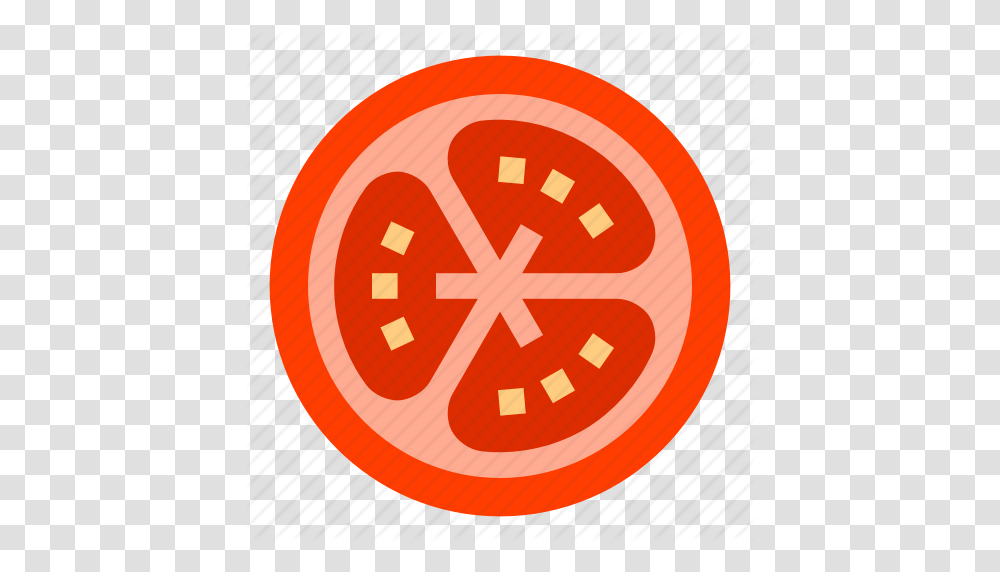 Cooking Food Pomodoro Slice Tomato Vegetable Icon, Plant, Road Sign, Sliced Transparent Png