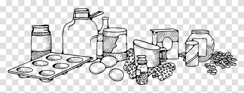 Cooking Ingredients Receipe Bread Ingredients Baking Ingredients Clip Art, Gray, World Of Warcraft Transparent Png