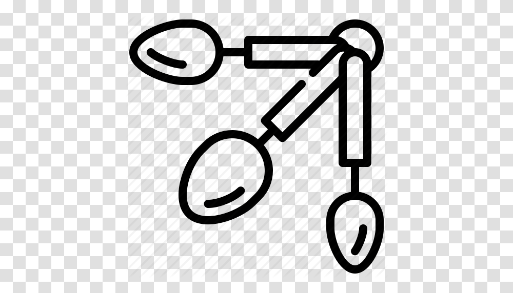 Cooking Kitchen Measuring Spoon Table Tool Icon, Piano, Leisure Activities, Musical Instrument, Plot Transparent Png