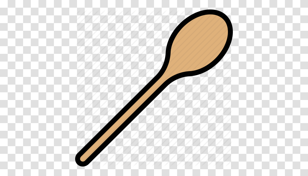 Cooking Kitchen Spoon Tool Wooden Icon, Wooden Spoon, Cutlery, Tennis Racket Transparent Png