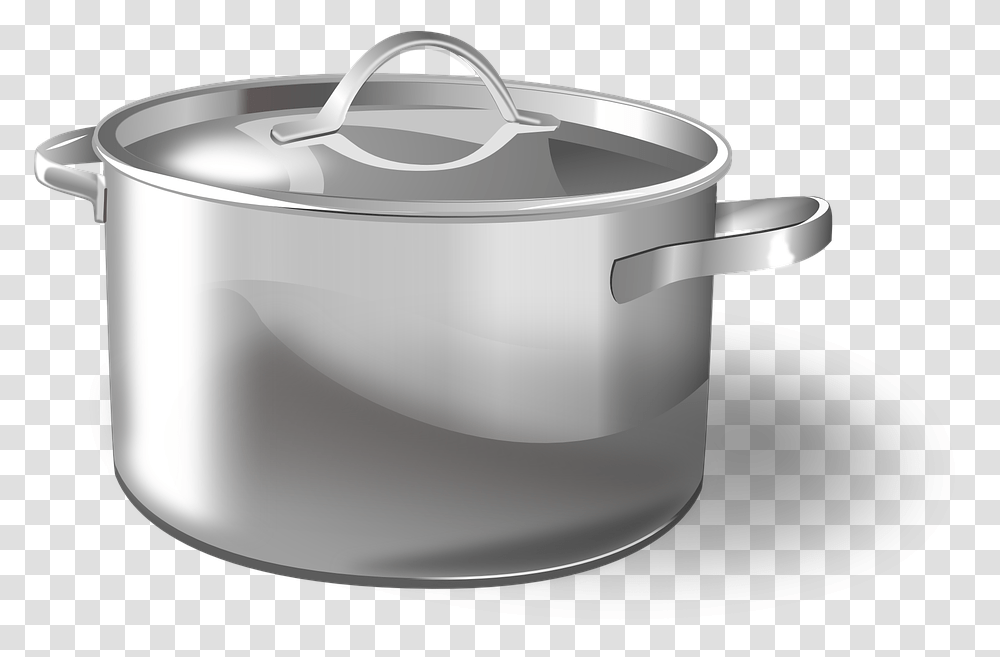 Cooking Pot Sauce Pan Pot Cooking Kitchen Clip Art Pot, Sink Faucet, Dutch Oven, Bathtub, Steamer Transparent Png
