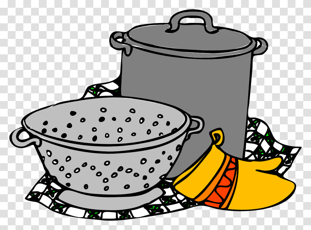 Cooking Pots Clipart, Bowl, Pottery, Soup Bowl, Dutch Oven Transparent Png
