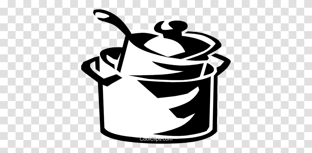 Cooking Pots Royalty Free Vector Clip Art Illustration, Stencil, Tin, Can, Milk Can Transparent Png