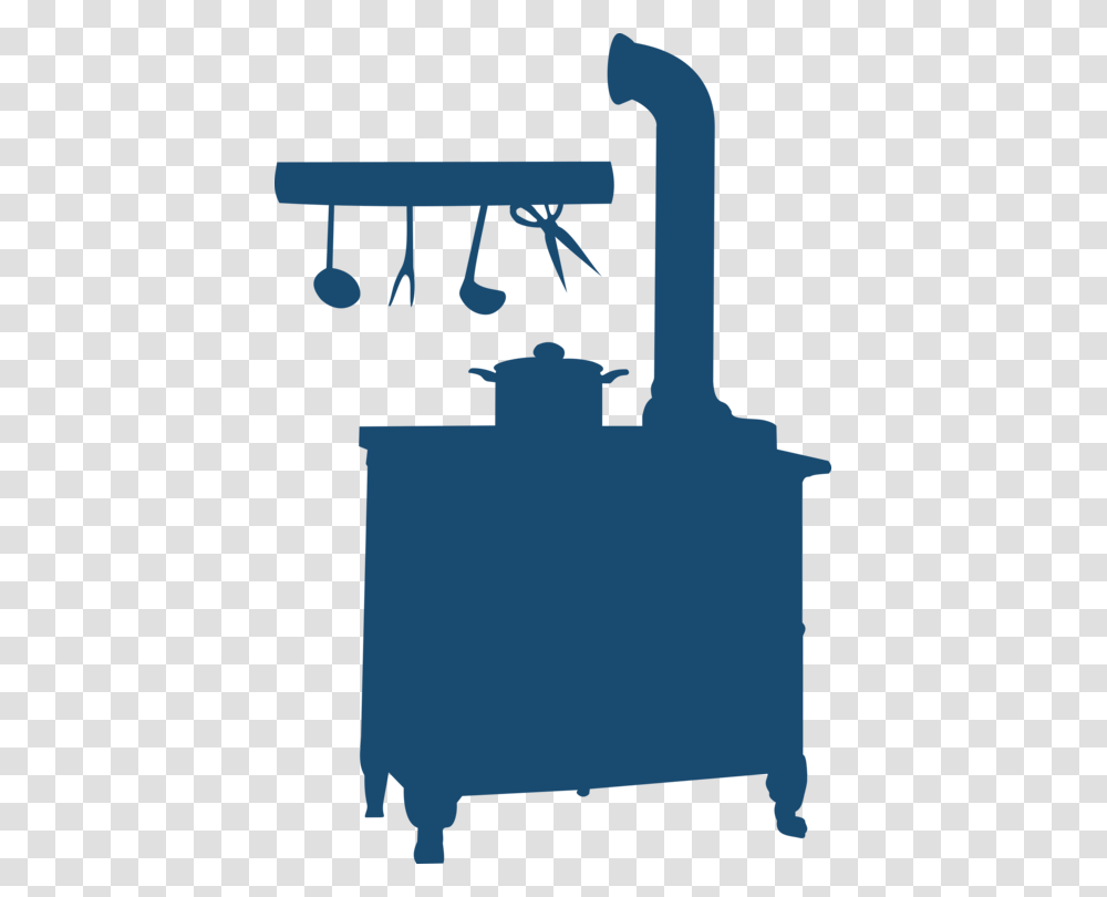 Cooking Ranges Wood Stoves Oven, Cross, Silhouette Transparent Png