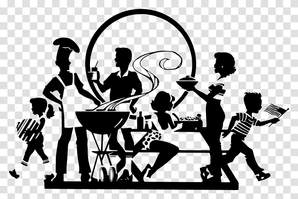 Cookout Clipart Black And White, Musician, Person, Musical Instrument, Human Transparent Png