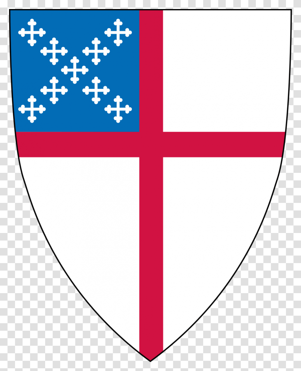 Cookout St Johns Episcopal Church, Shield, Armor, Cross Transparent Png