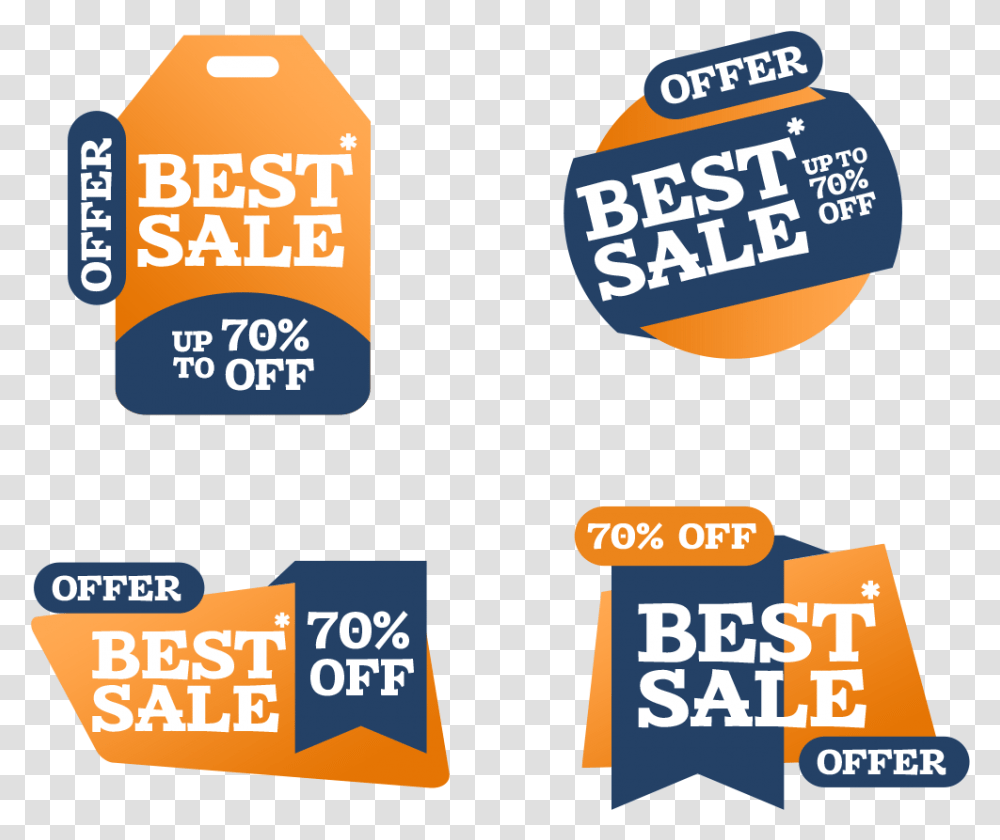 Cool Best Sale Shopping Creative Vector Ribbons Tag, Label, Advertisement, Paper Transparent Png