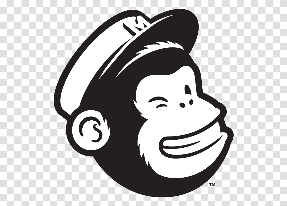 Cool Black And White Mailchimp Icon, Electronics, Headphones, Headset, Snowman Transparent Png