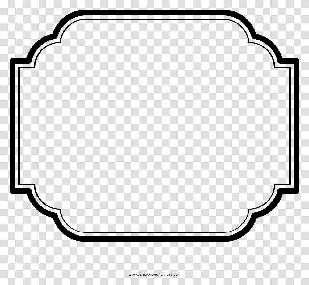 Cool Border Line Art, Gray, World Of Warcraft Transparent Png