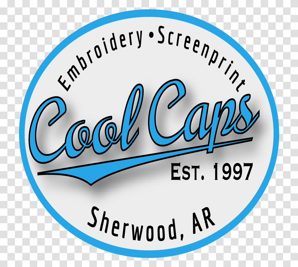 Cool Caps Est 1997 Facebook Logo Calligraphy, Label, Sticker Transparent Png