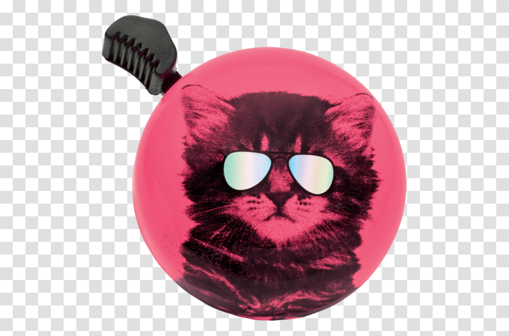 Cool Cat Bell, Sphere, Ball, Bowling, Sunglasses Transparent Png