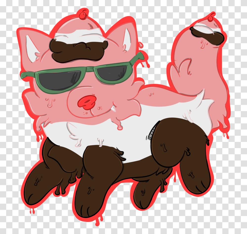 Cool Cat Cartoon, Sunglasses, Accessories, Cushion, Person Transparent Png