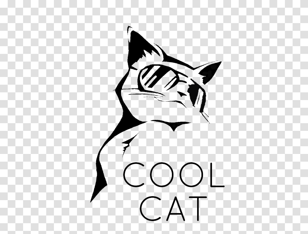Cool Cat Poster Keep Calm O Matic, Stencil, Label Transparent Png