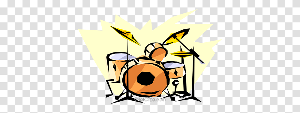 Cool Drums Royalty Free Vector Clip Art Illustration, Soccer Ball, Musician, Suit Transparent Png