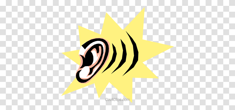 Cool Ear Royalty Free Vector Clip Art Illustration, Outdoors, Star Symbol, Logo Transparent Png
