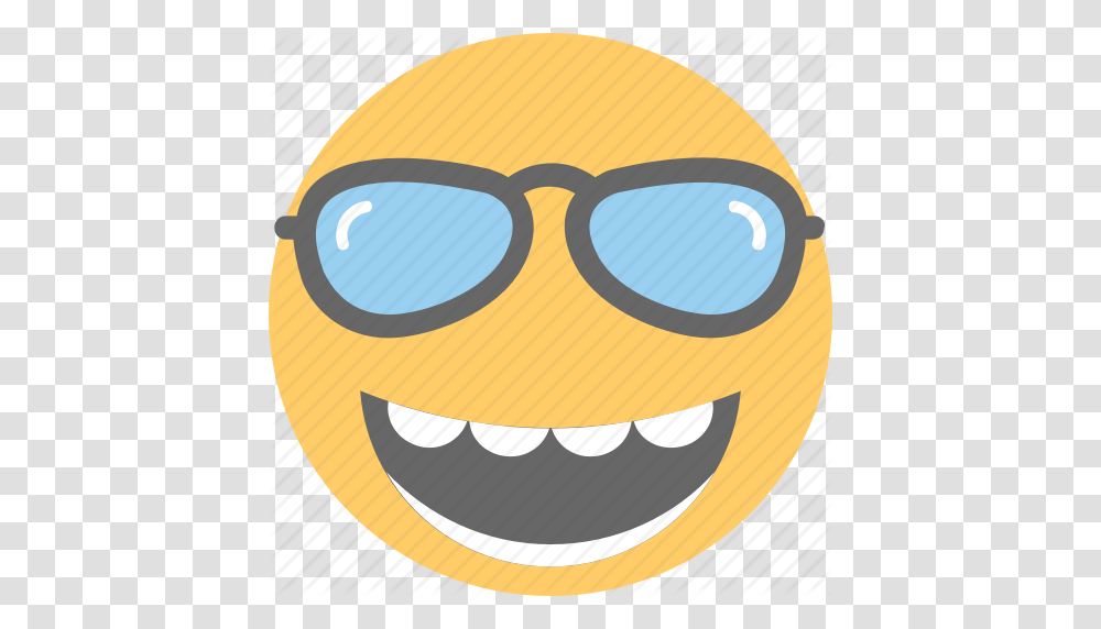 Cool Emoji Emoji Emoticon Happy Face Sunglasses Emoji Icon, Teeth, Mouth, Lip, Accessories Transparent Png