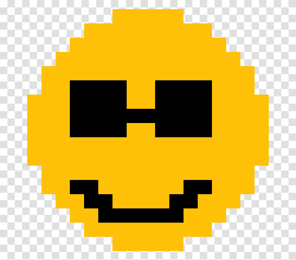 Cool Face Deadpool Logo Pixel Art, Pac Man, First Aid Transparent Png