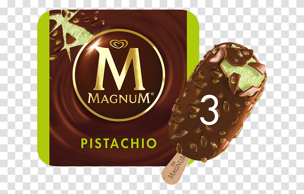 Cool Gallery Of Pistachio Images Magnum Ice Cream, Plant, Flyer, Poster, Paper Transparent Png