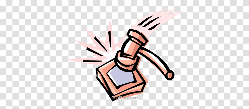 Cool Gavel Royalty Free Vector Clip Art Illustration, Leisure Activities Transparent Png