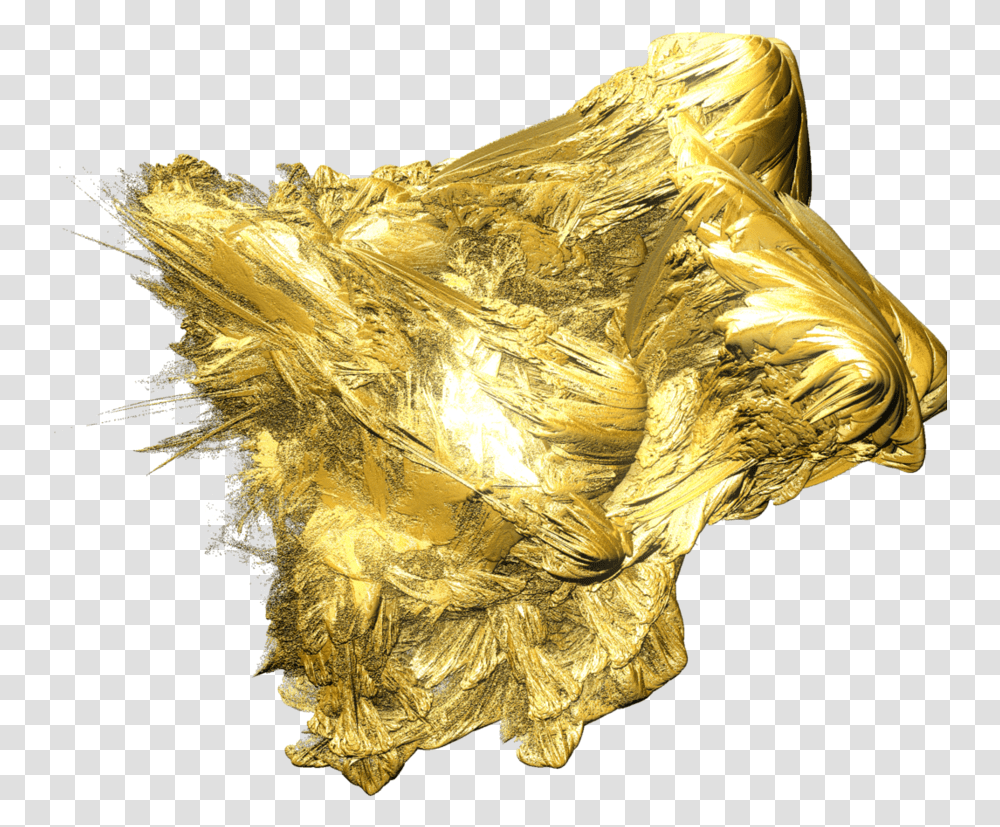 Cool Gold Effect, Bird, Animal, Aluminium, Chicken Transparent Png