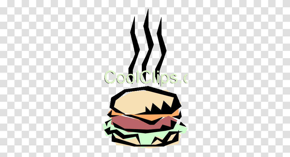 Cool Hamburger Royalty Free Vector Clip Art Illustration, Dessert, Food, Cake, Poster Transparent Png