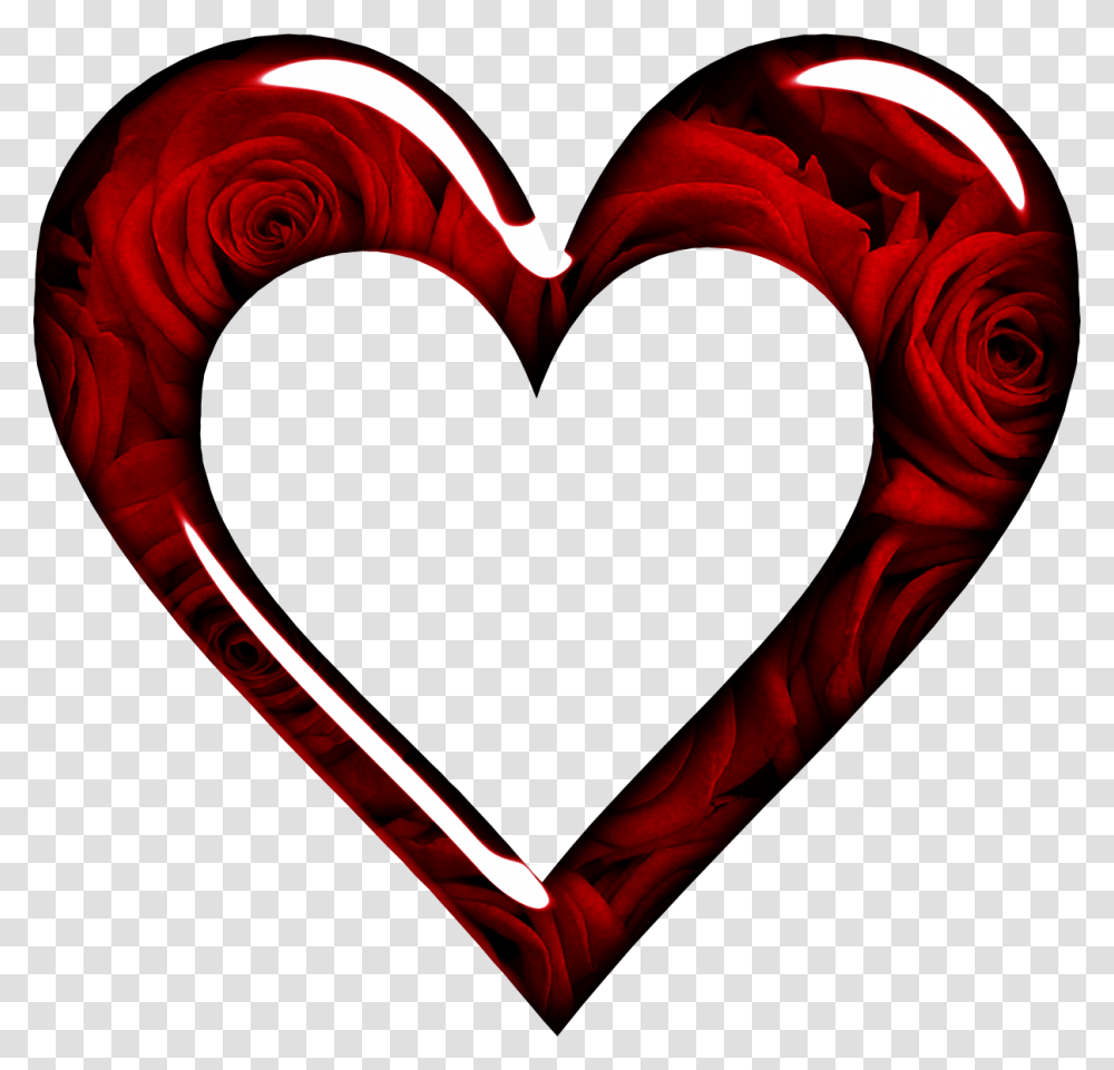 Cool Heart Heart Photo Frame, Hand, Emblem, Maroon Transparent Png