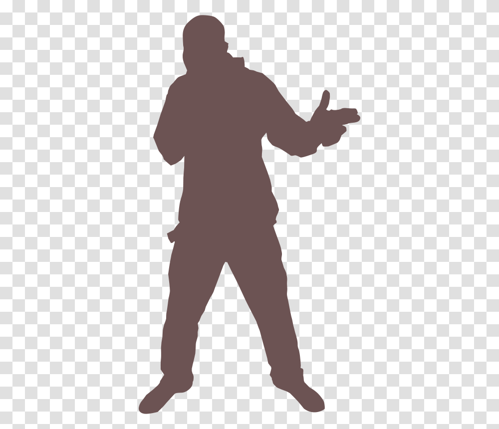 Cool Hip Hop Dude, Music, Standing, Person, Silhouette Transparent Png