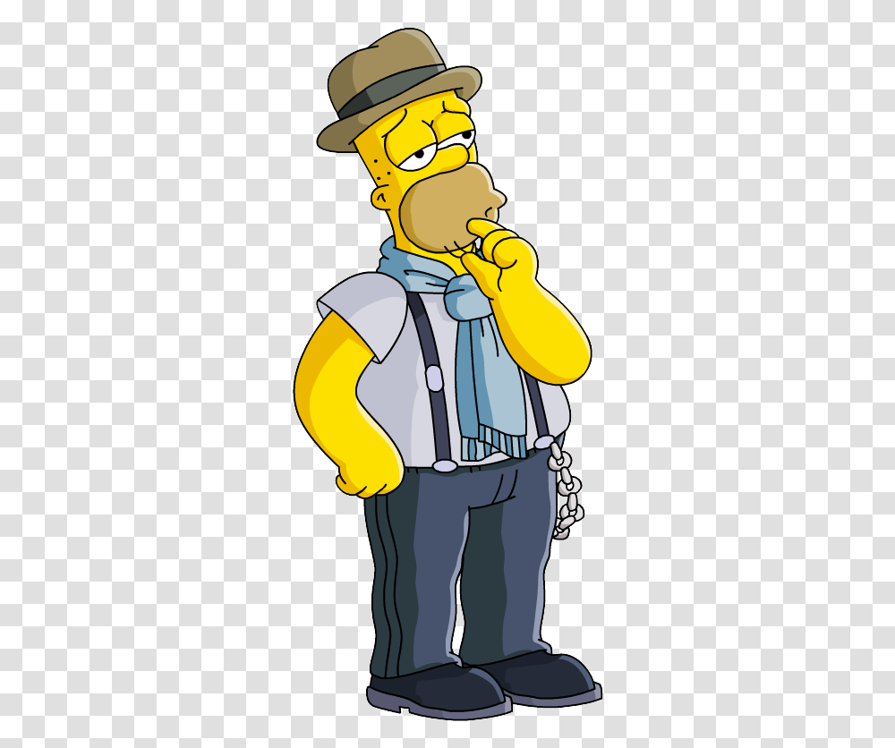Cool Homer Simpsons Tapped Out, Person, Human, Worker, Bag Transparent Png