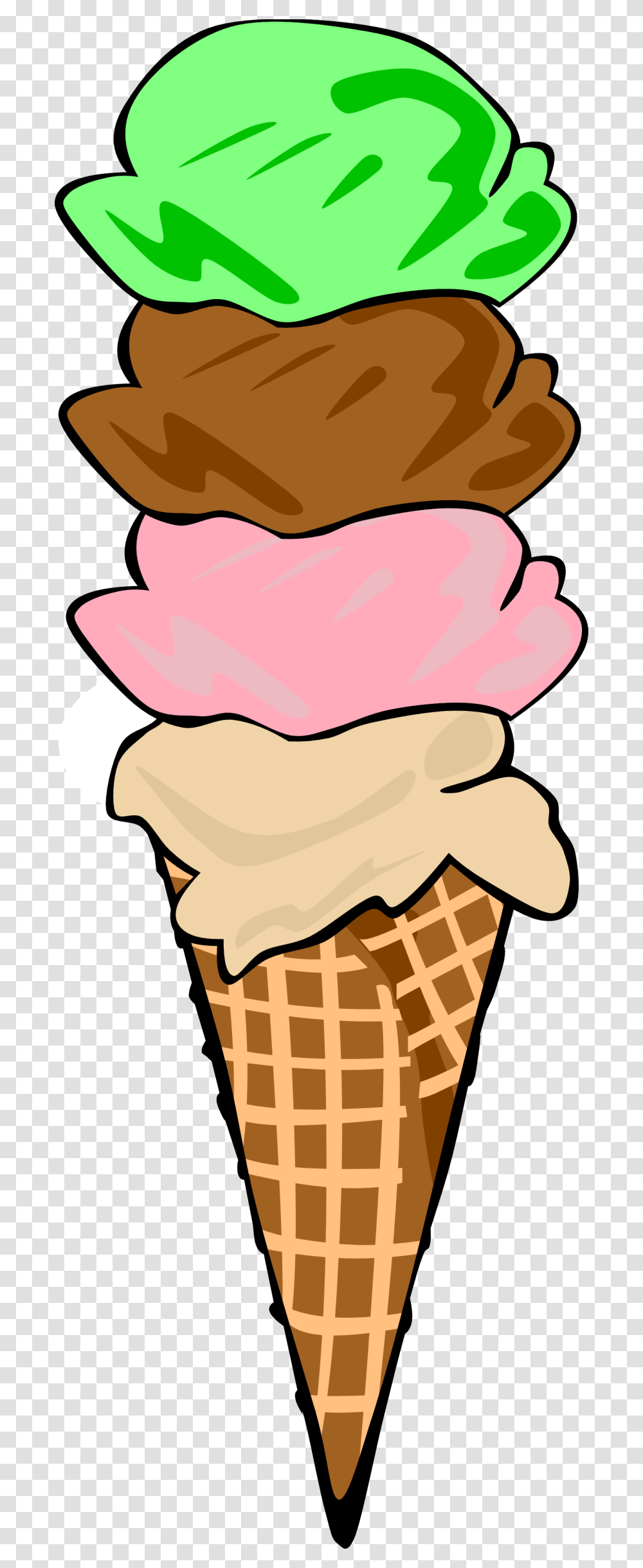 Cool Ice Cream Cone Clipart Images, Dessert, Food, Creme, Person Transparent Png