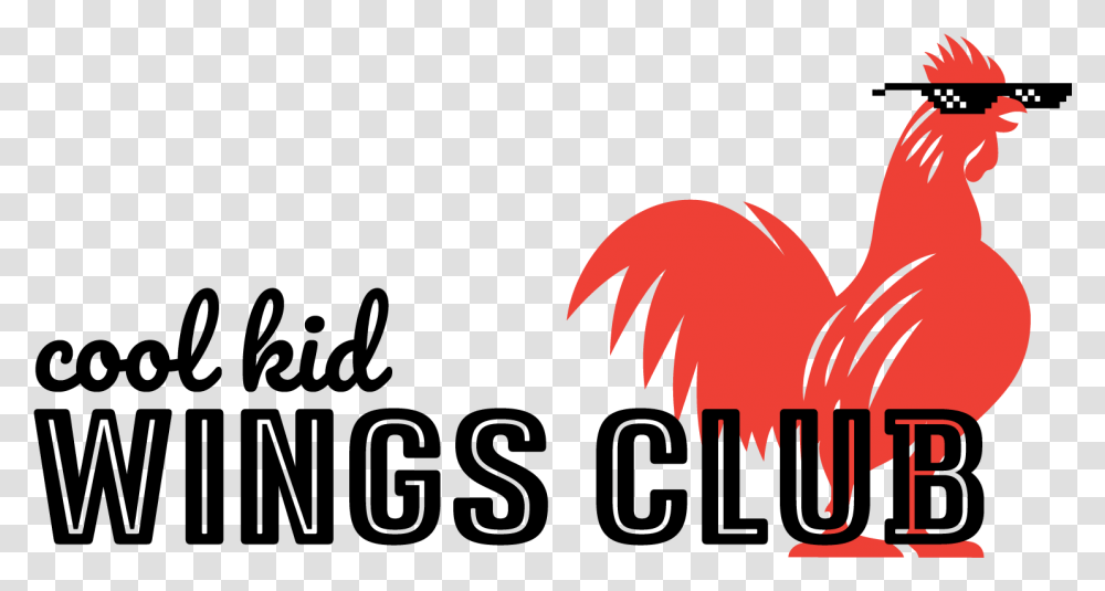 Cool Kid Wings Club Graphic Design, Animal, Bird, Flamingo, Vulture Transparent Png