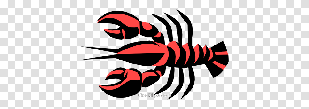 Cool Lobsters Royalty Free Vector Clip Art Illustration, Animal, Seafood, Sea Life, Crab Transparent Png