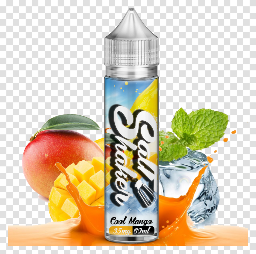 Cool Mango 60ml By Saltshaker Liquids, Plant, Bottle, Cosmetics, Food Transparent Png