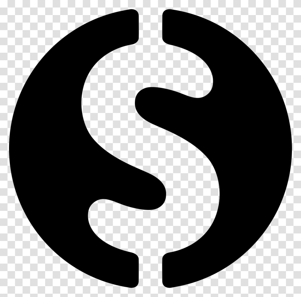 Cool Melt Inclusive Logo Dollar Sign Grey, Number, Stencil Transparent Png