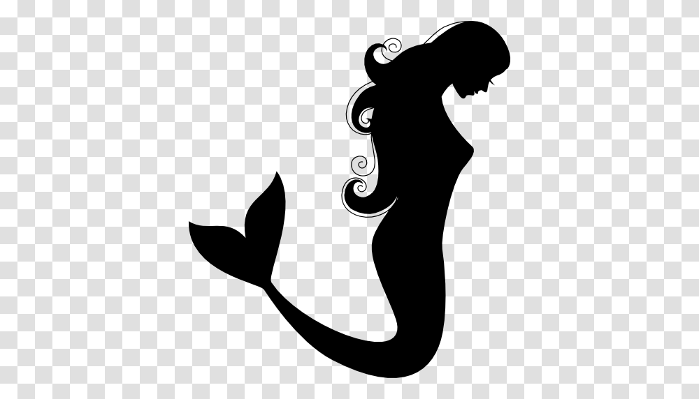 Cool Pics In Mermaid, Stencil, Silhouette, Person, Human Transparent Png