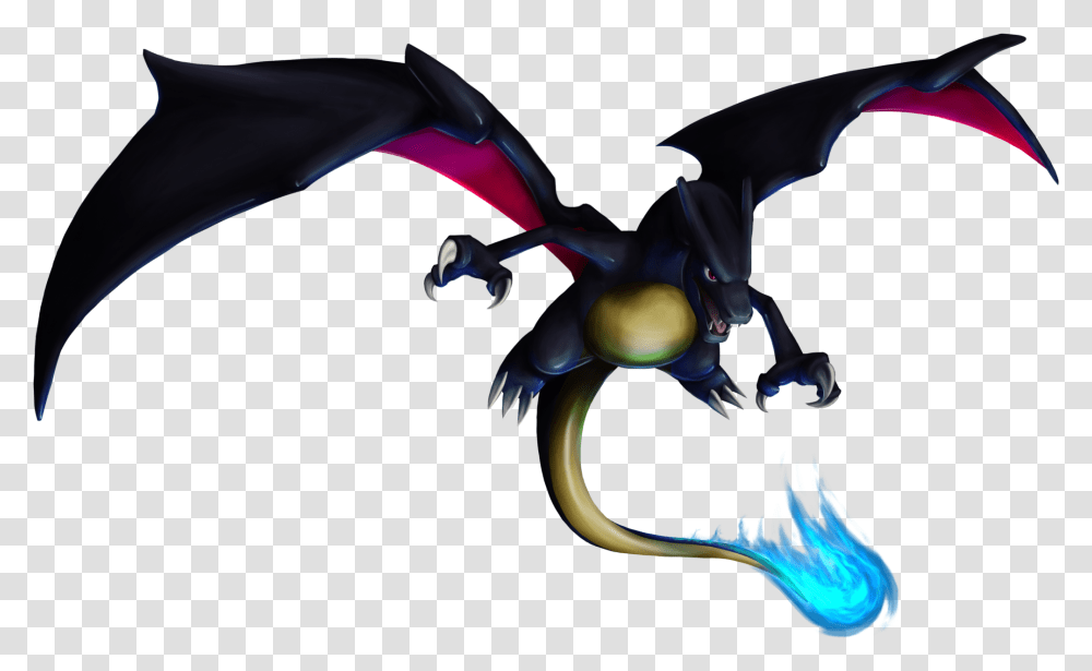 Cool Shiny Charizard, Dragon Transparent Png